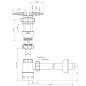 McAlpine Syfon do odprowadzania popłuczyn i skroplin HC2-FUNNEL