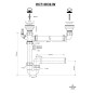 McAlpine Syfon zlewozmywakowy podwójny rurowy 6/4"x50mm z podłączeniem z spustami HC7+DO2-W