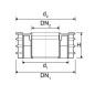 MagnaPlast HT PLUS Redukcja wewnętrzna HTR 110/75mm 11346 Kanalizacja