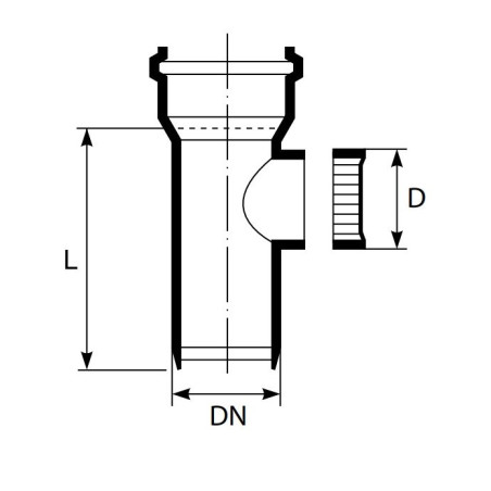 MagnaPlast HT PLUS Wyczystka HTRE 110mm 12430 Kanalizacja