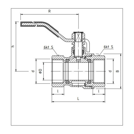 PERFEXIM KUREK KULOWY PERFEKT SYSTEM GWINT WW PHA-001 1/2" 00-001-0150-000