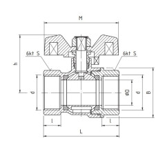 PERFEXIM KUREK KULOWY PERFEKT SYSTEM GWINT WW PHA-002 1/2" 00-002-0150-001