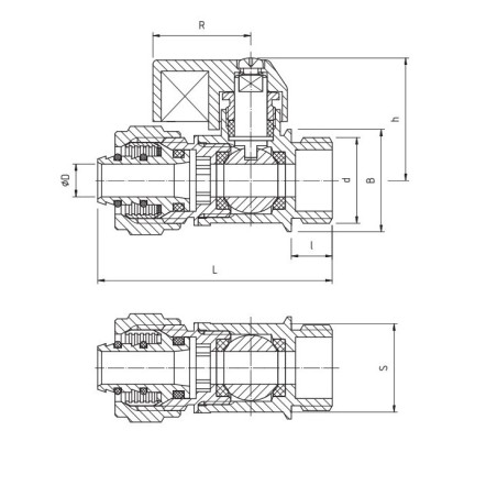 PERFEXIM KUREK KULOWY Z DŁAWIKIEM PHA-019D 1/2" 01-019-0000-001