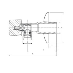 PERFEXIM  ZAWÓR KULOWY ANTYKAMIENNY PHA-055 1/2" x 1/2"