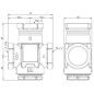 AFRISO Zawór temperaturowy ATV 555 DN32 Rp1 1/4" kvs 9 55°C 1655510