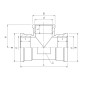 PERFEXIM TRÓJNIK REDUKCYJNY MOSIĘŻNY WZMOCNIONY PHA-314 3/4" x 1/2"