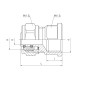 PERFEXIM MUFA REDUKCJA SKRĘCANA GW 702 25 x 3/4" 61-002-2520-000