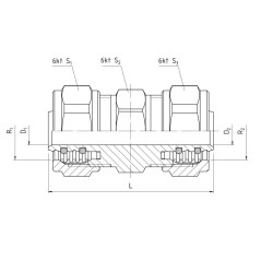 PERFEXIM MUFA SKRĘCANA 703 16 x 16 61-003-0160-000