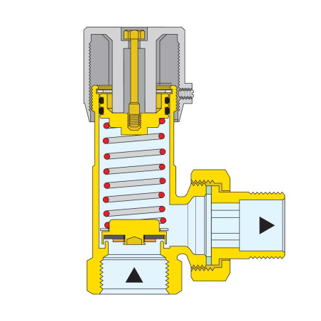 CALEFFI Zawór upustowo-różnicowy 3/4" 519500