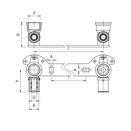 PERFEXIM LISTWA DO BATERII 100mm 16 x 1/2" 740 62-740-0100-000