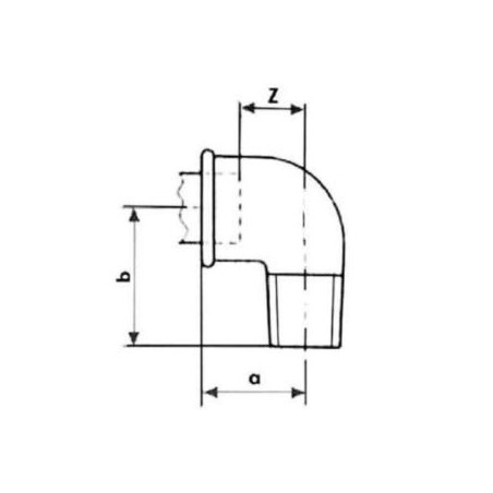 FITTING Kolano nakrętno wkrętne STRONG Ocynk A4 GW x GZ 5/4" FIT 92-5/4