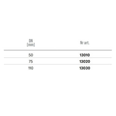 MagnaPlast HT PLUS Uszczelka gumowa HTUG 75mm 13020 Kanalizacja