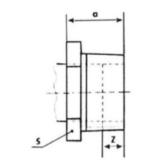 FITTING Redukcja STRONG Czarna N4 GZ 5/4" x GW 1/2" FIT 241C-5/4X1/2