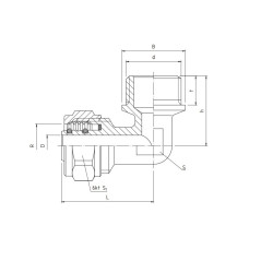 PERFEXIM KOLANO REDUKCJA SKRĘCANE GZ 704 20 x 1/2" 61-004-2015-000