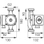 Ferro Pompa obiegowa elektroniczna GPA II 32-6-180 0606W