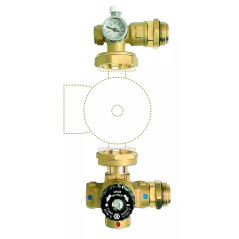 Ferro Grupa mieszająca do rozdzielaczy 1" dla pompy 130 mm GM-WP