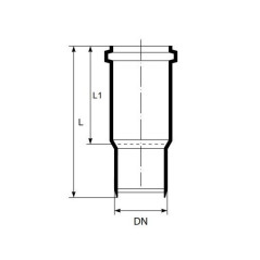 MagnaPlast Kielich długi HT PLUS 75 mm 12320 - Kanalizacja