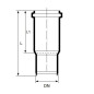 MagnaPlast HT PLUS Kielich długi HTL 110mm 12330 Kanalizacja