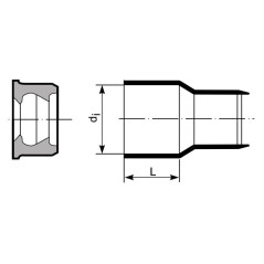 MagnaPlast HT PLUS Złączka do rur żeliwnych HTUG 110mm 12630 Kanalizacja