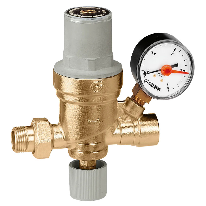 CALEFFI Automatyczny zawór napełniający 0,2 - 4 bar 1/2" z manometrem 553640