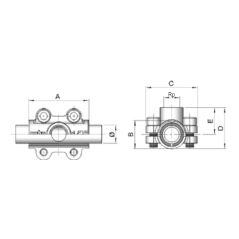 Gebo Obejma remontowo-naprawcza GeboClamp Typ ANB DN20 x 1/2" 01.261.28.0201