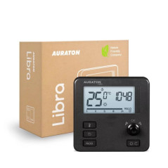 AURATON Regulator temperatury Libra Carbon Edition przewodowy AUR00LBR10000