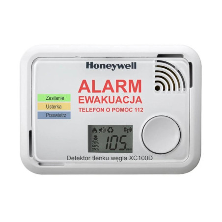 Honeywell detektor czujnik tlenku węgla  XC100D-PL-A