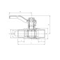 PERFEXIM Zawór kulowy do wlutowania 1/2" 1504  01-304-0180-000