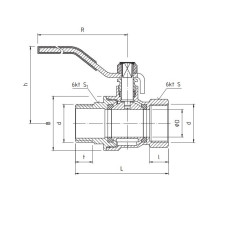 PERFEXIM KUREK KULOWY PERFEKT SYSTEM GWINT WZ PHA-003 1/2" 00-003-0150-000