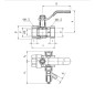 PERFEXIM  KUREK KULOWY PERFEKT SYSTEM PRZELOTOWY Z ZAWOREM SPUSTOWYM GWINT WW PHA-008 1/2" 00-008-0150-002